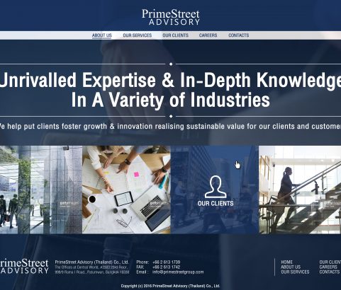 PRIMESTREET Web Design